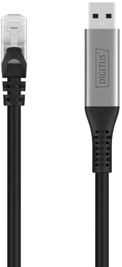 Digitus AK-300600-150-S tinklo kabelis Juoda 15 m Cat6a S/FTP (S-STP) Turas