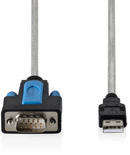 Digitus DA-70170 serijinis kabelis Permatomas 1,8 m USB A tipo RS-232
