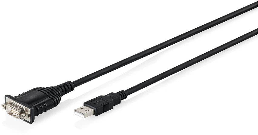 Digitus DA-70172 serijinis kabelis Juoda 1,8 m USB A tipo DB-9