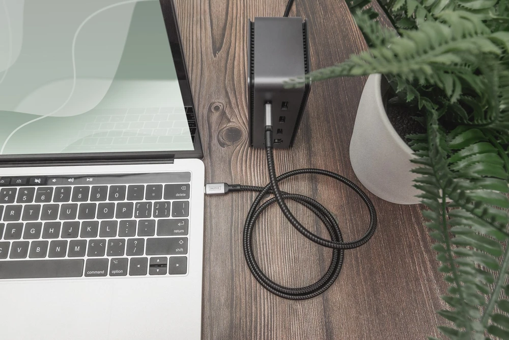 Digitus DB-300443-010-S USB kabelis USB4 Gen 2×2 1 m USB C 40 Gbit/s 100 W Juoda