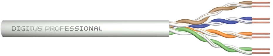Assmann Electronic Kabelis U/UTP kat.5E Digitus AWG 24/1 pilkas 100m, 15 LGW