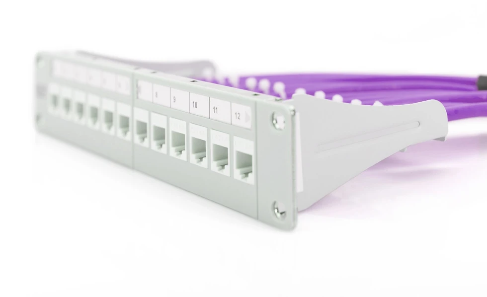 Assmann Electronic DIGITUS Montavimo kabelis Cat.6 U/UTP Dca vientisas laidas AWG 23/1 LSOH 500m violetinė ritė