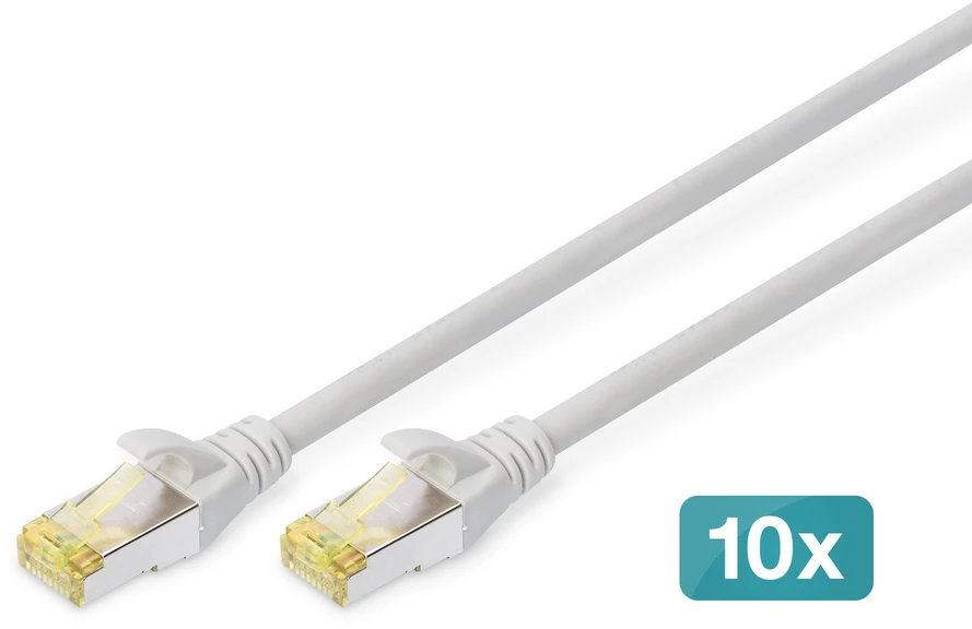 Digitus DK-1644-A-020-10 tinklo kabelis Pilka 2 m Cat6a S/FTP (S-STP)