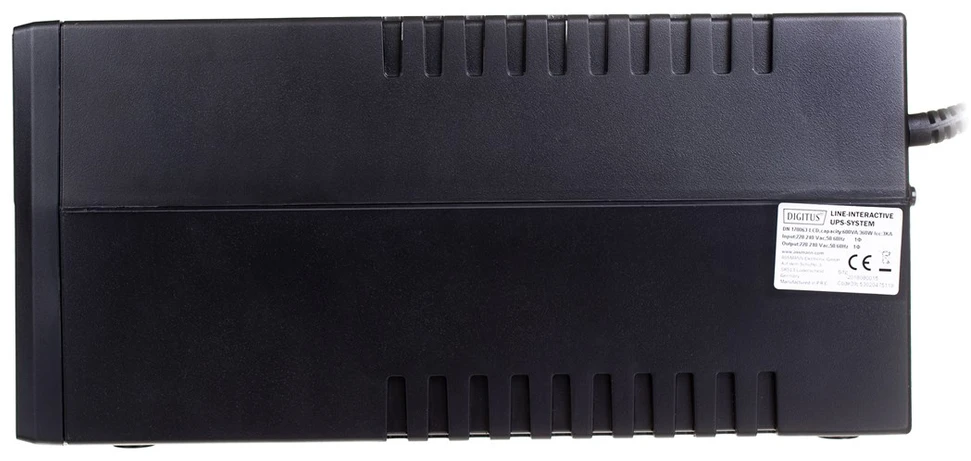 Digitus DN-170063-LCD-B nepertraukiamo maitinimo resursai (UPS) „Line-Interactive“ 0,6 kVA 360 W