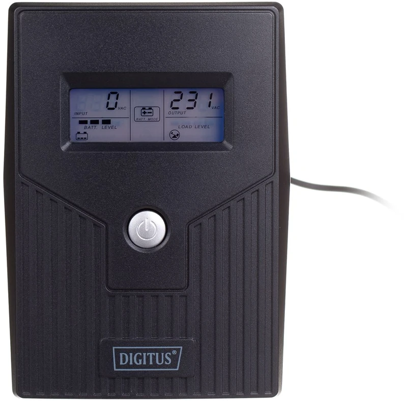 Digitus DN-170063-LCD-B nepertraukiamo maitinimo resursai (UPS) „Line-Interactive“ 0,6 kVA 360 W