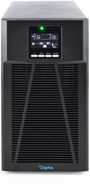 Digitus DN-170132 nepertraukiamo maitinimo resursai (UPS) Dviguba konversija (prisijungus) 3 kVA 3000 W 8 AC išvestis(ys / čių)