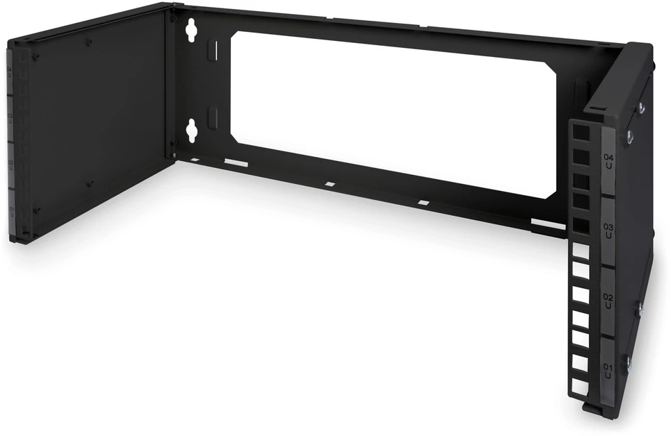 Digitus DN-19 PB-4U-SW lentyna Sieninis stovas Juoda