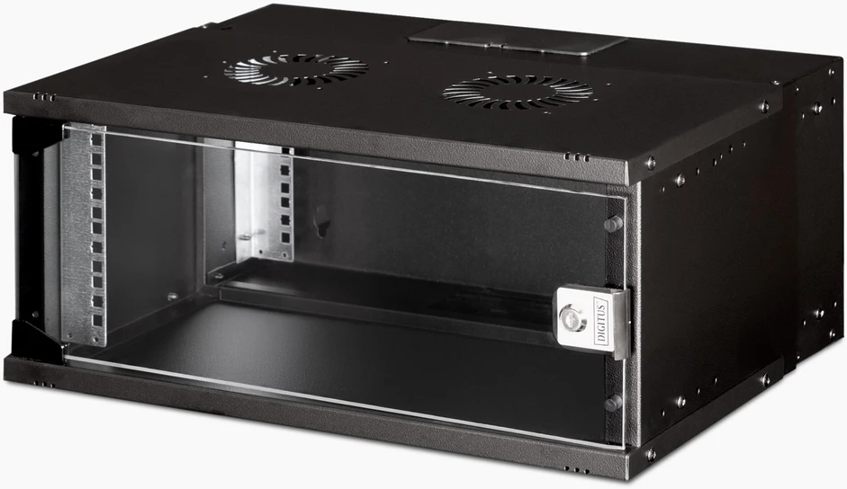 Digitus DN-49201 lentyna 4U Sieninis stovas Juoda