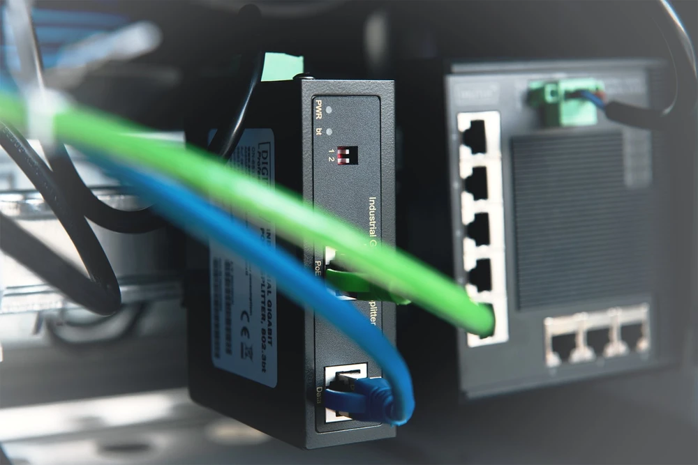 Šakotuvas DIGITUS Industrial Gigabit PoE++ Splitter, 802.3bt | Digitus