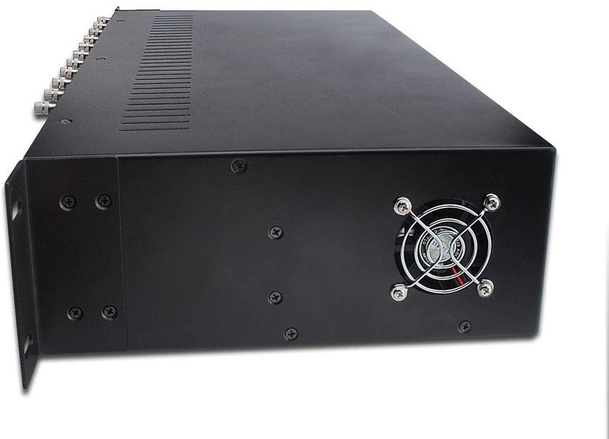 DIGITUS Medienkonverter Chassis 2HE 14-Slots juodas