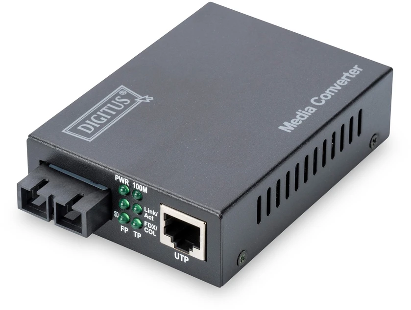 Digitus DN-82021-1 tinklo medijos keitiklis Vidinis 1310 nm Vienas režimas Juoda