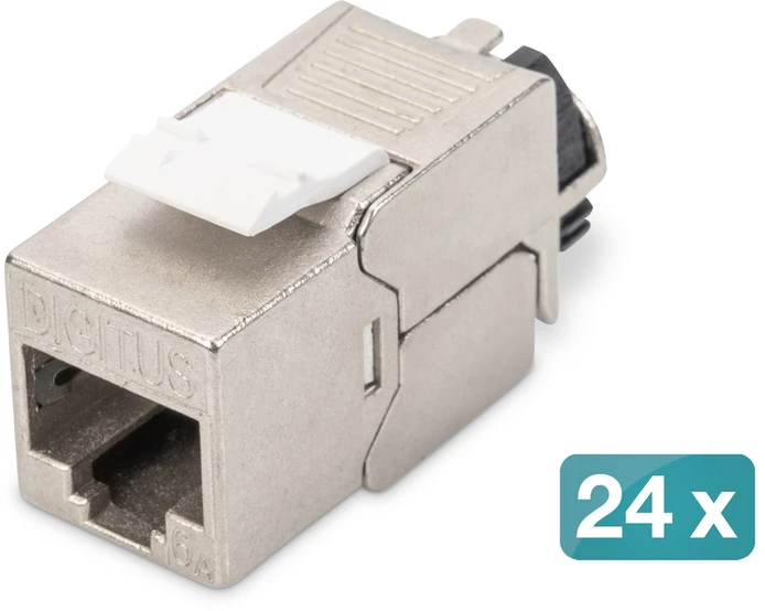 „Digitus CAT 6A Keystone“ modulis, rinkinys, 24 vnt. | DN-93617-24