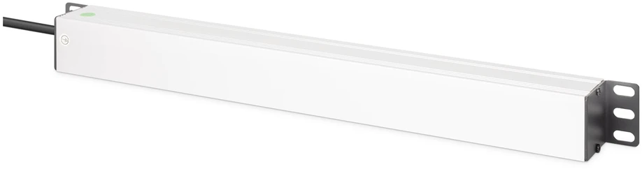 Digitus DN-95441 maitinimo paskirstymo įrenginys 7 AC išvestis(ys / čių) 1U Juoda, Sidabras