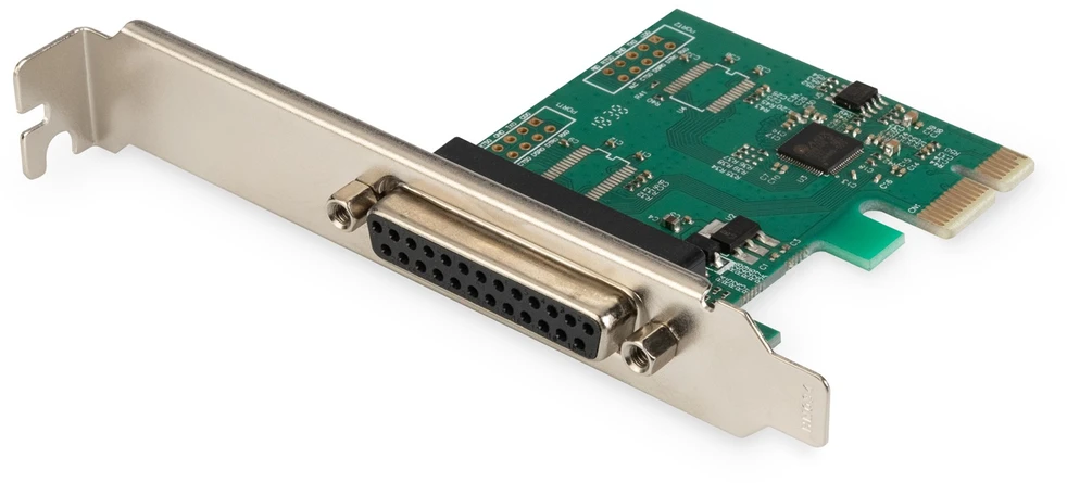 Assmann Electronic DIGITUS PCIexpress Add-On kortelė Lygiagreti 1 prievadas 1xDB25 F Slot Bracket + LP Bracket OXPCIe952 lustų rinkinys