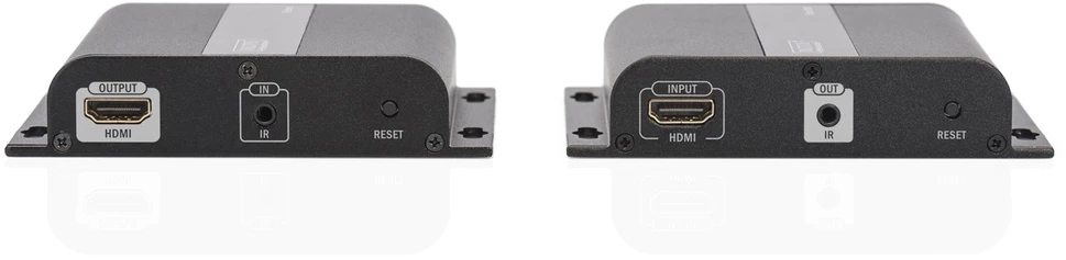Assmann Electronic DIGITUS 4K HDMI plėstuvas per IP imtuvas Įrenginys per tinklo kabelį CAT 5/5e/6/7 4K2K/30Hz juodas
