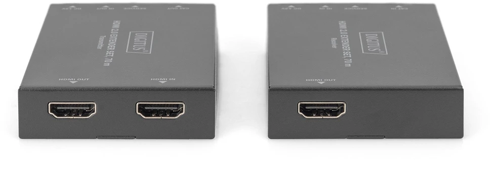 Assmann Electronic DIGITUS HDMI 2.0 plėstuvo rinkinys 70m 4K/60Hz 18Gbps HDCP 2.2 HDR PoC