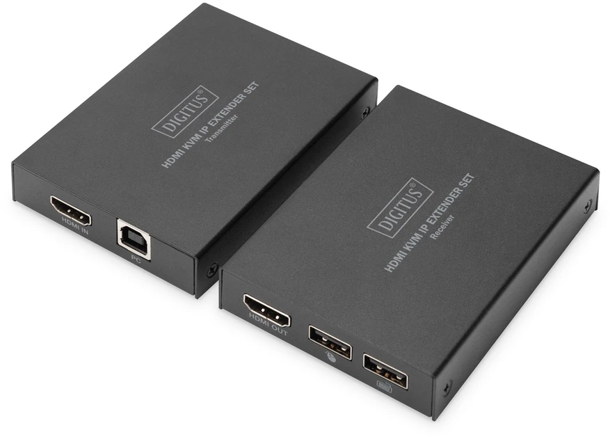 Assmann elektroninis DIGITUS HDMI KVM plėtiklio rinkinys per IP 150m Full HD 1080p