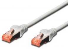 Assmann Electronic DIGITUS Patch kabelis SFTP CAT6 3m pilkas 4x2AWG 27/7 2xRJ45