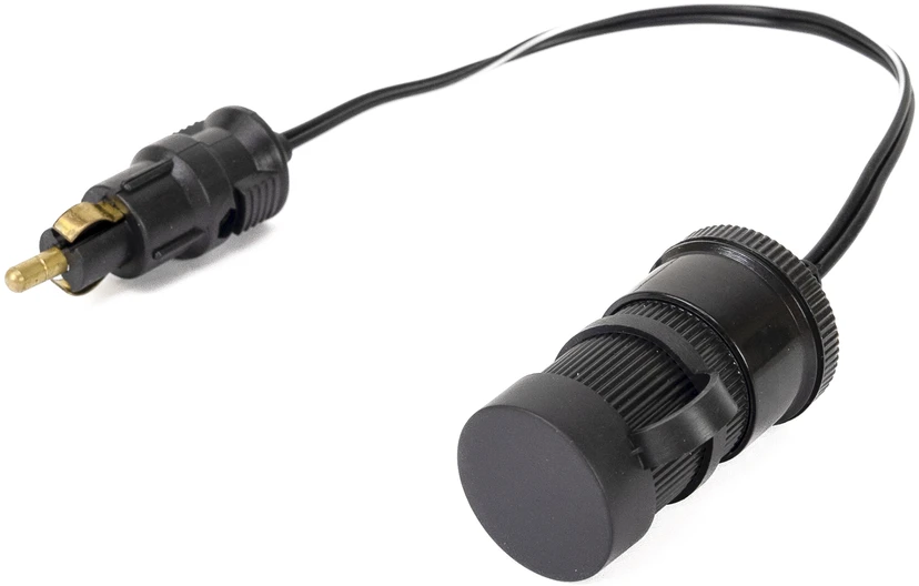DIN adapteris į EURO cigarečių degiklio lizdą PNI Lighter 01 su ilginamuoju laidu, 12V/24V