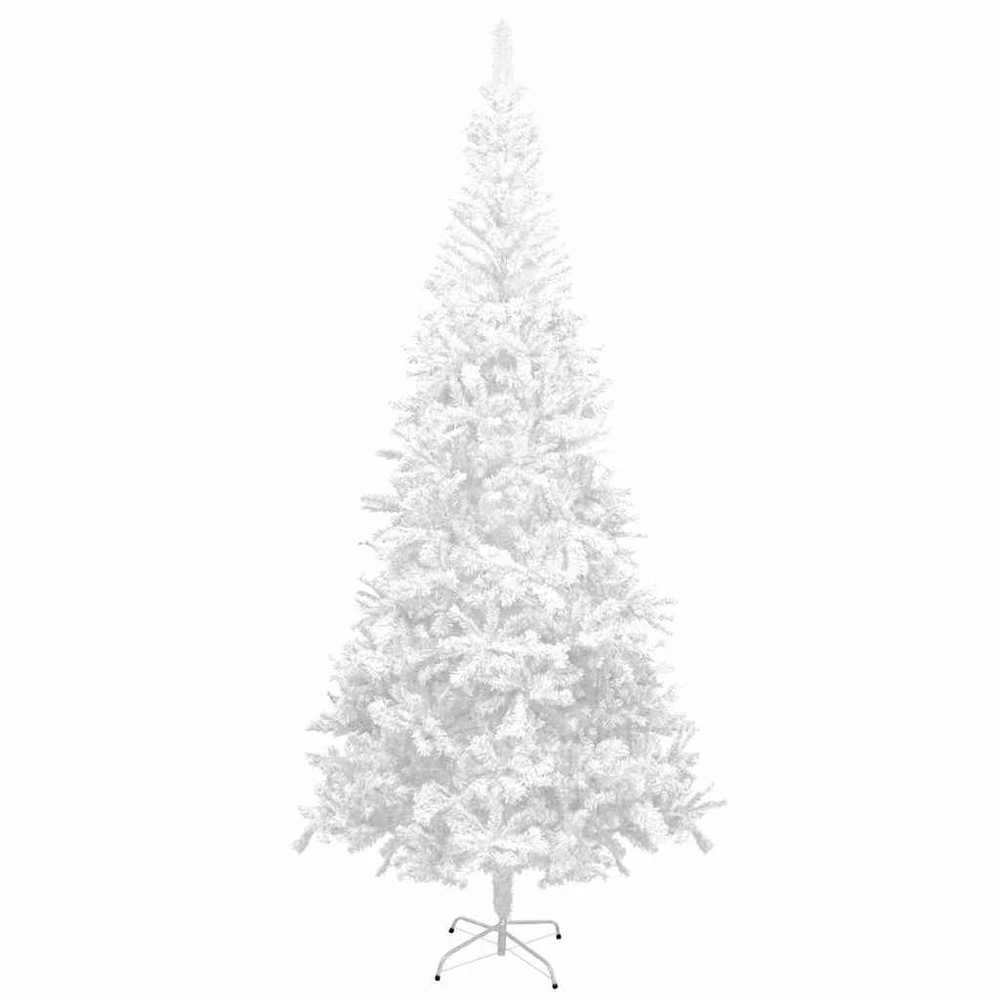 Dirbtinė apšviesta Kalėdų eglutė, baltos spalvos, 240cm, L