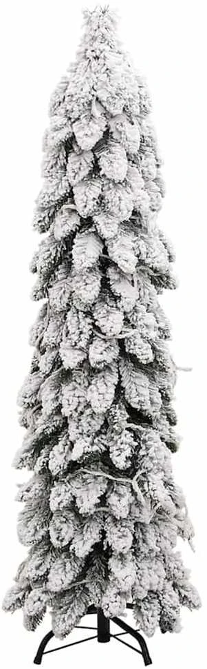 Dirbtinė apšviesta Kalėdų eglutė su 80 LED ir sniegu, 150cm