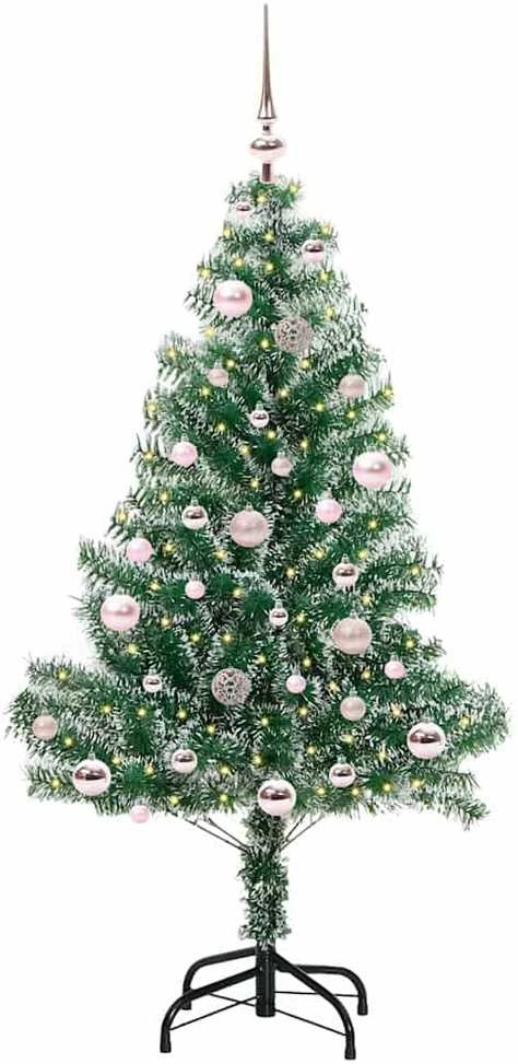 Dirbtinė Kalėdų Eglė Su Sniegu ir LED Šviesa su 150 LED 150 cm