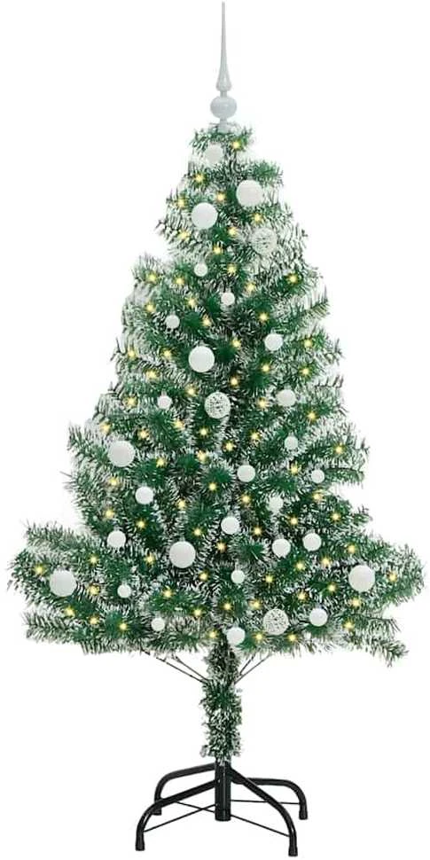 Dirbtinė Kalėdų Eglė Su Sniegu ir LED Šviesa su 150 LED 150 cm