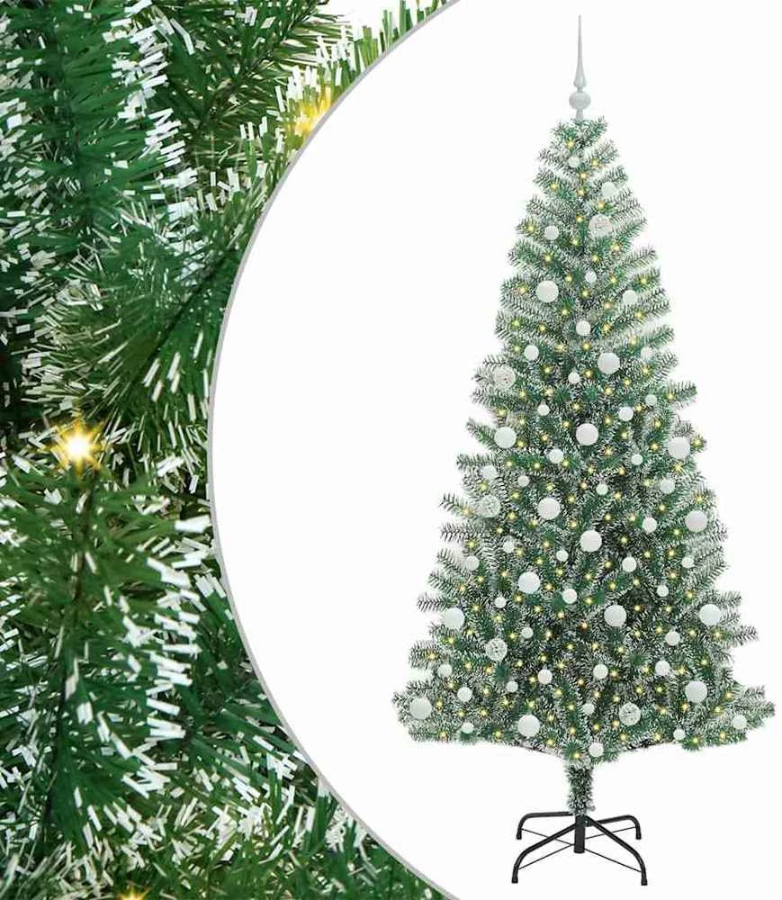 Dirbtinė Kalėdų Eglė Su Sniegu ir LED Šviesa su 300 LED 210 cm