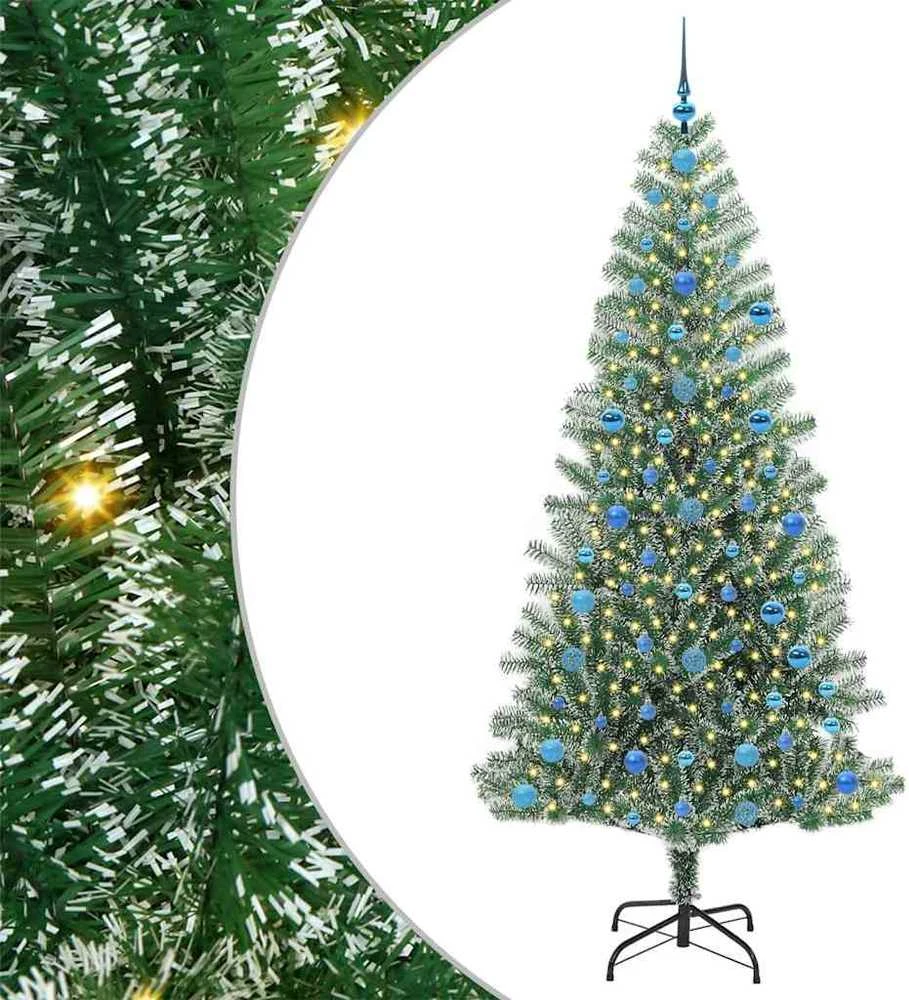 Dirbtinė Kalėdų Eglė Su Sniegu ir LED Šviesa su 300 LED 210 cm