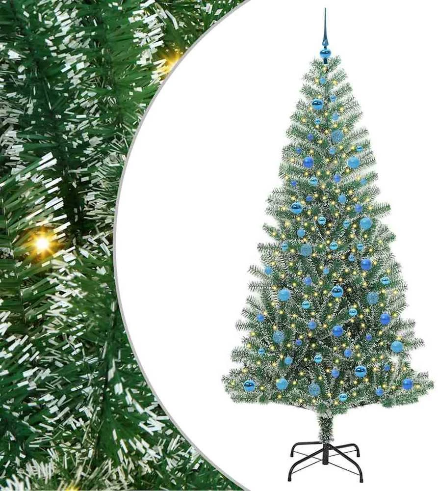 Dirbtinė Kalėdų Eglė Su Sniegu ir LED Šviesa su 300 LED 240 cm