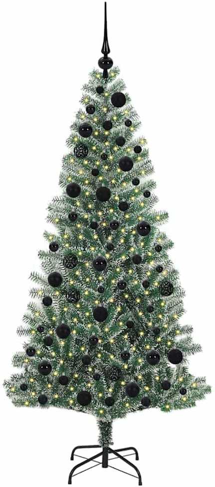 Dirbtinė Kalėdų Eglė Su Sniegu ir LED Šviesa su 300 LED 180 cm