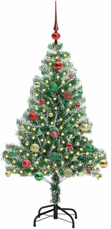 Dirbtinė Kalėdų Eglė Su Sniegu ir LED Šviesa su 150 LED 150 cm