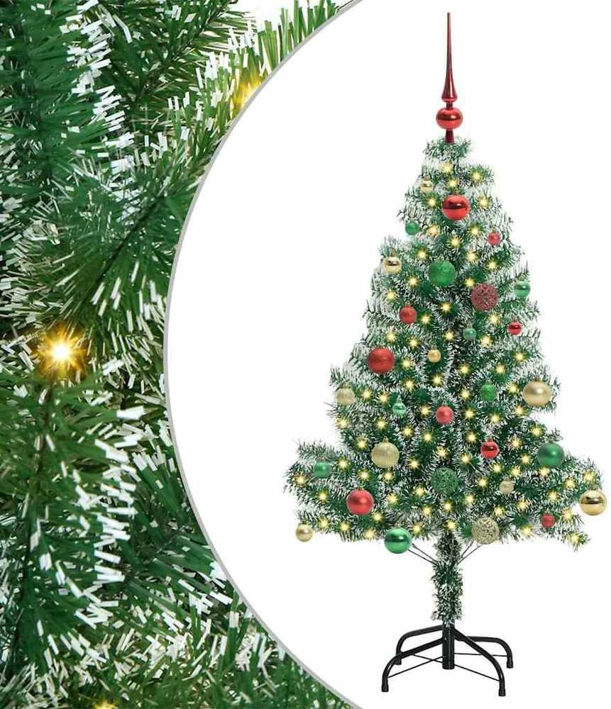 Dirbtinė Kalėdų Eglė Su Sniegu ir LED Šviesa su 150 LED 150 cm