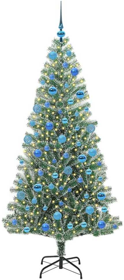 Dirbtinė Kalėdų Eglė Su Sniegu ir LED Šviesa su 300 LED 180 cm