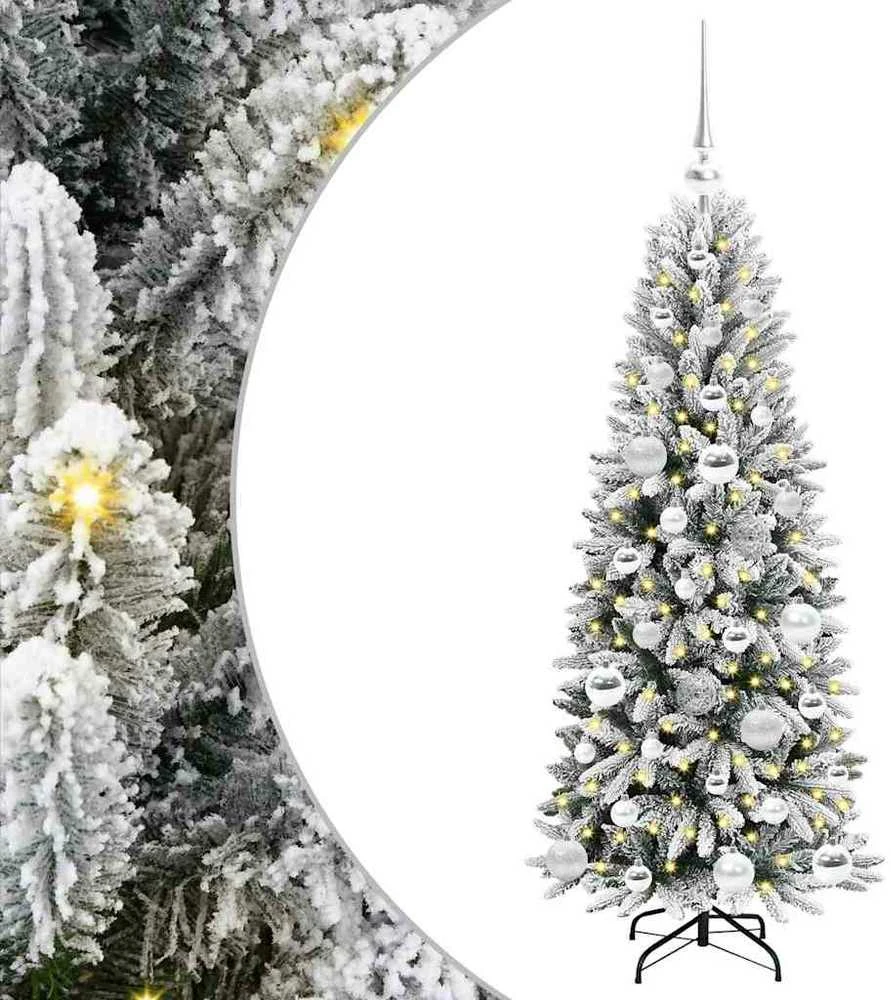 Dirbtinė Kalėdų eglutė Balta 120 cm