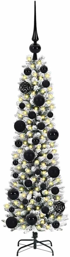 Dirbtinė Kalėdų eglutė Balta 120 cm PVC ir Metalas ir Plastikas