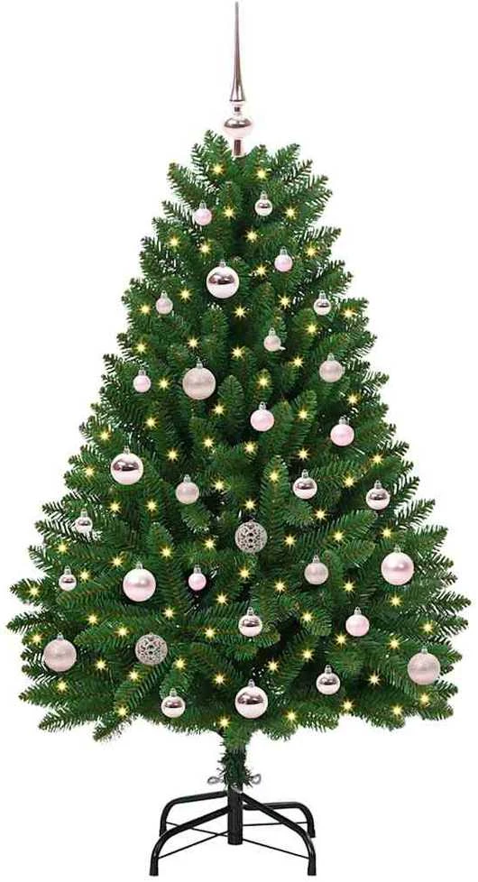 Dirbtinė Kalėdų eglutė 120 cm 150 LED Šilta balta Žalia