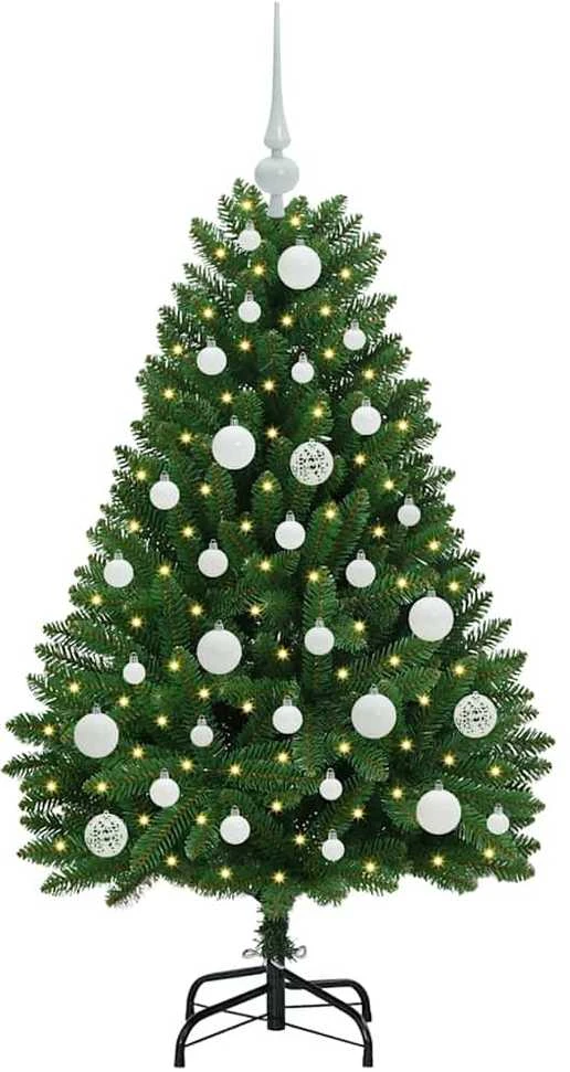 Dirbtinė Kalėdų eglutė 120 cm 150 LED Šilta balta Žalia