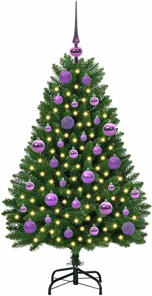 Dirbtinė Kalėdų eglutė 120 cm 150 LED Šilta balta Žalia