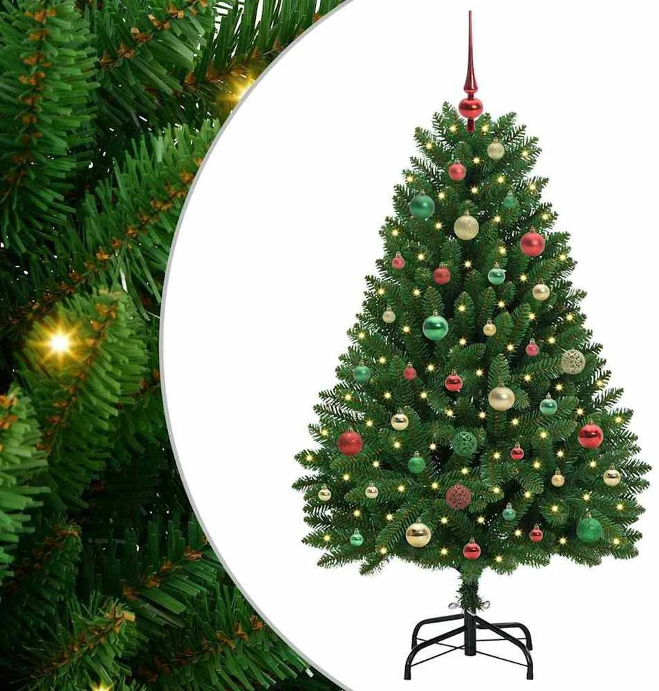 Dirbtinė Kalėdų eglutė 150 cm 150 LED Šilta balta Žalia