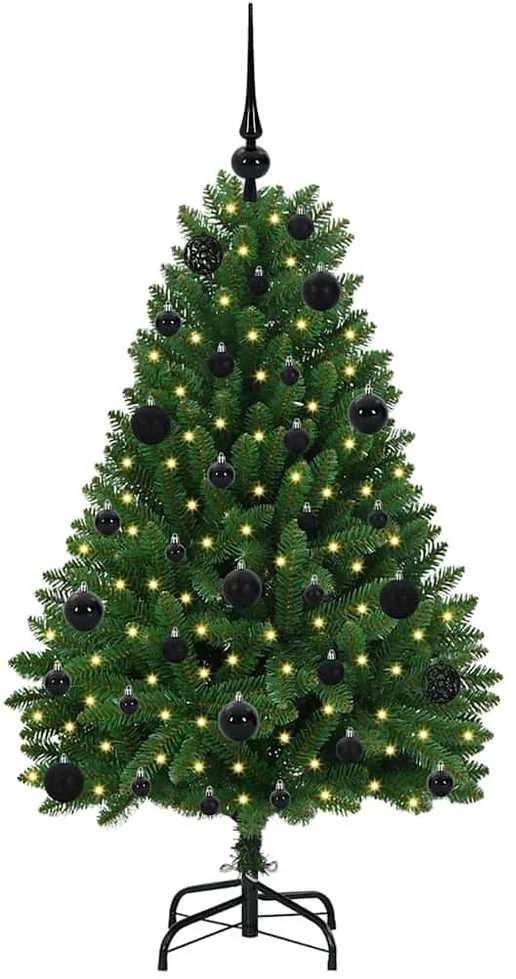 Dirbtinė Kalėdų eglutė 120 cm 150 LED Šilta balta Žalia