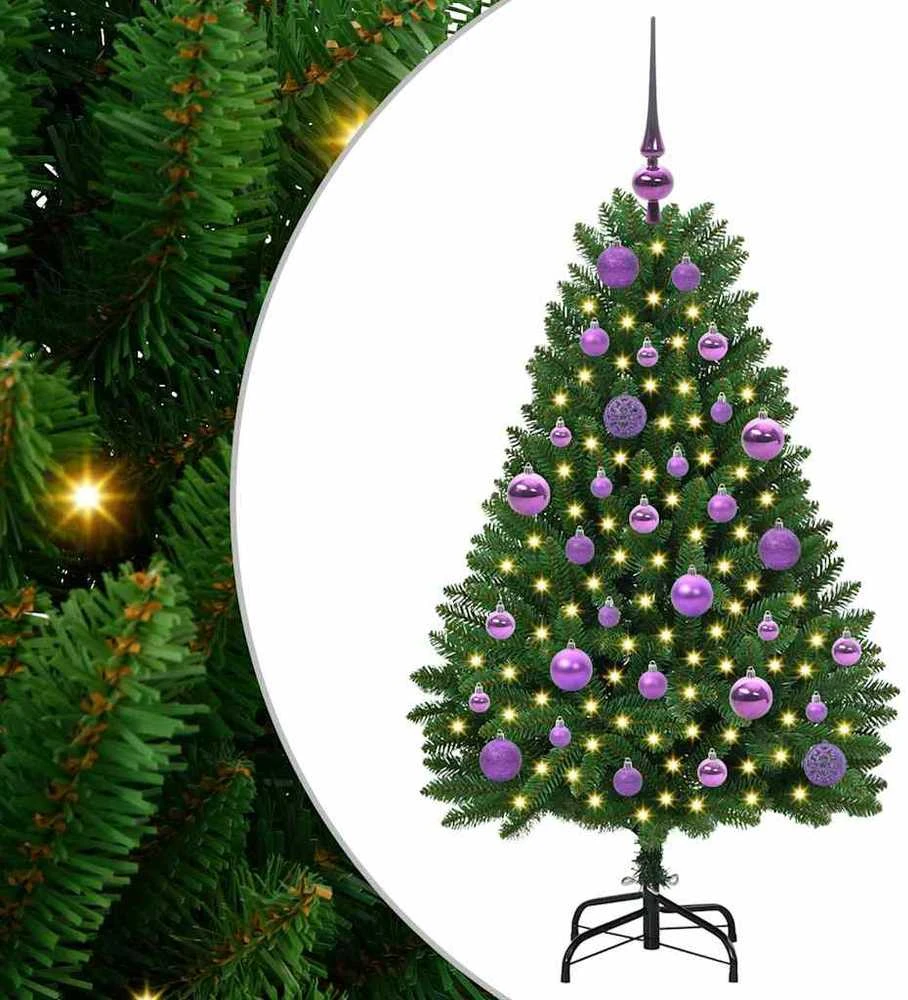 Dirbtinė Kalėdų eglutė 120 cm 150 LED Šilta balta Žalia