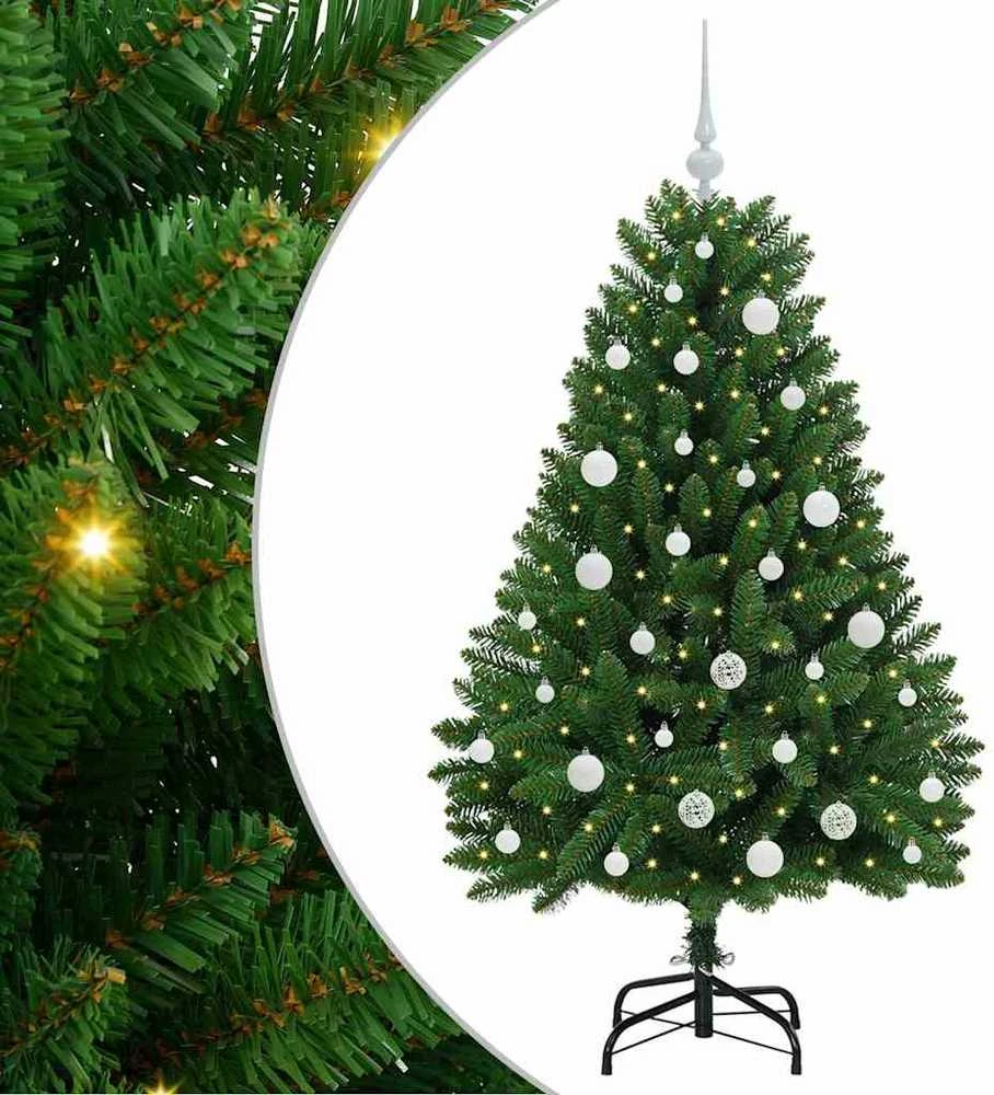 Dirbtinė Kalėdų eglutė 150 cm 150 LED Šilta balta Žalia