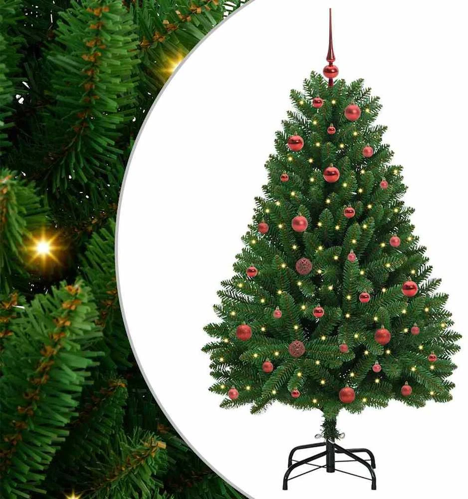 Dirbtinė Kalėdų eglutė 150 cm 150 LED Šilta balta Žalia