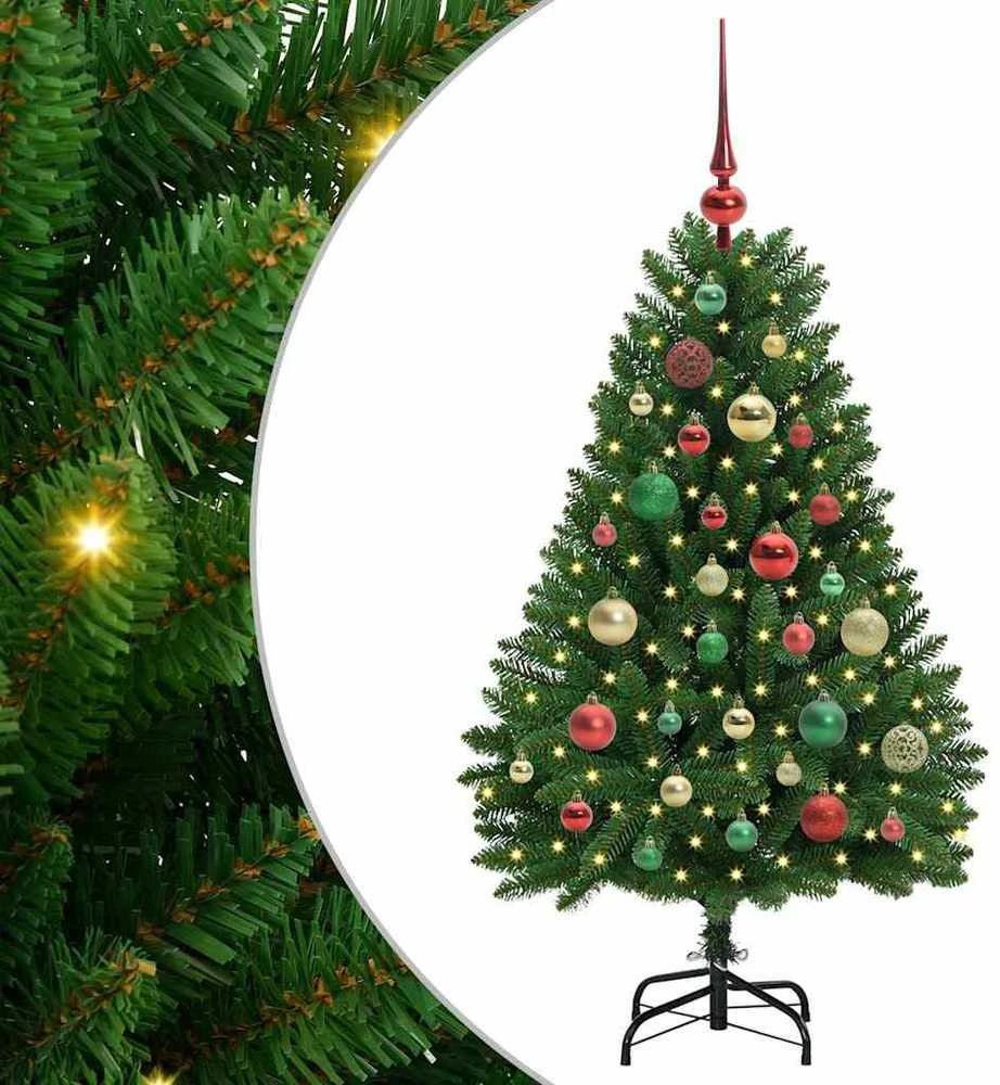 Dirbtinė Kalėdų eglutė 120 cm 150 LED Šilta balta Žalia
