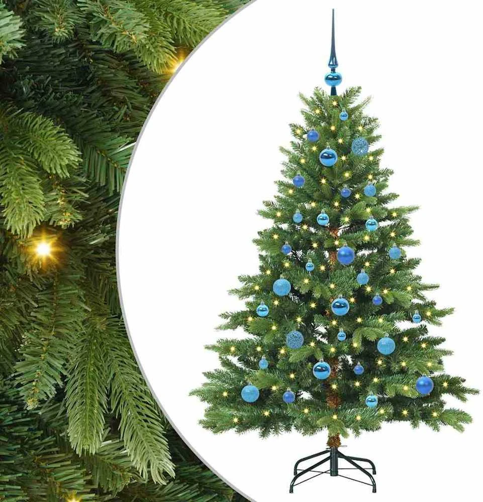 Dirbtinė Kalėdų eglutė su 150 LED Žalia 150 cm PE ir PVC