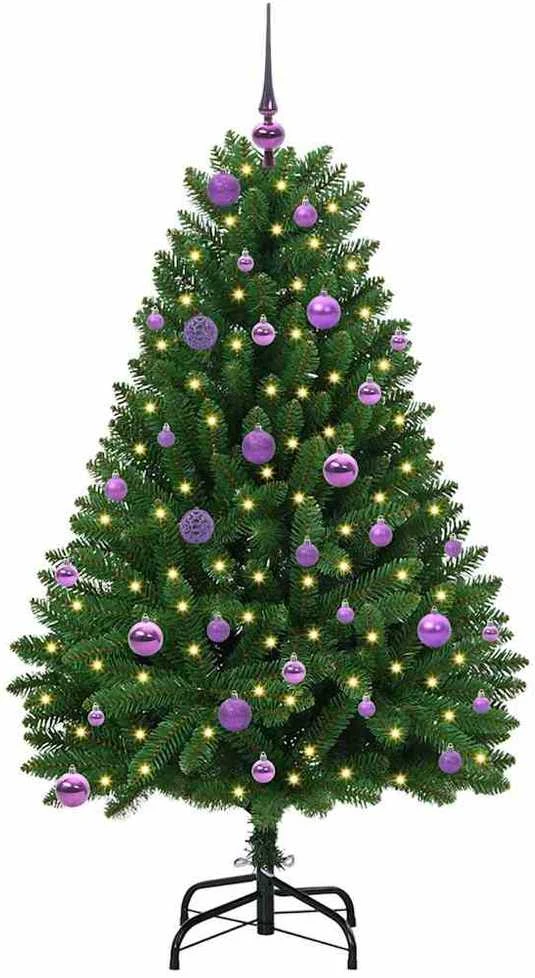 Dirbtinė Kalėdų eglutė 150 cm 150 LED Šilta balta Žalia