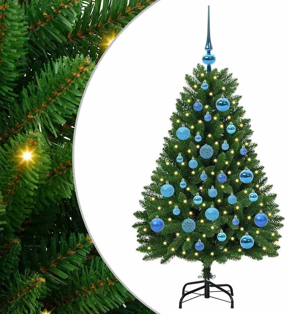 Dirbtinė Kalėdų eglutė 120 cm 150 LED Šilta balta Žalia
