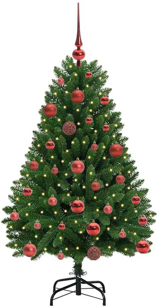 Dirbtinė Kalėdų eglutė 120 cm 150 LED Šilta balta Žalia