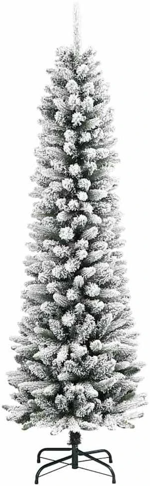 Dirbtinė Kalėdų eglutė Balta 240 cm PVC ir Metalas ir Plastikas
